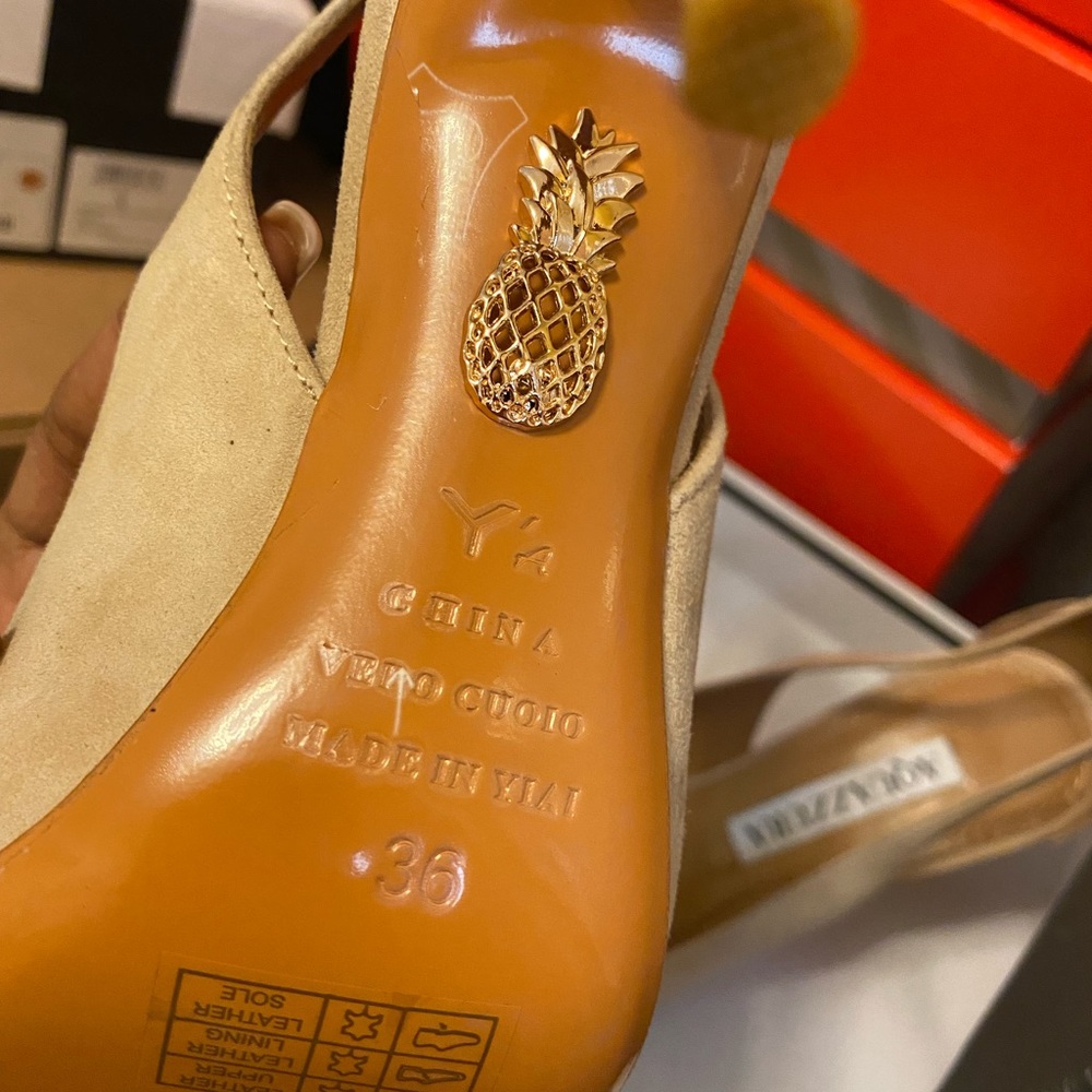 Aquazzura Deneuve Bow Tie Heel
